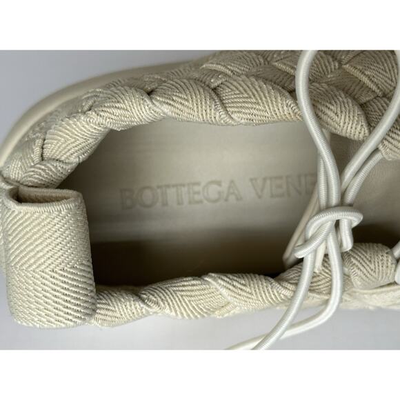 Bottega Veneta Tech Knit Stretch Sea Salt Sneakers 13 US (46) 651306 NIB $1300